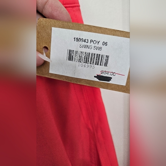 New Title Nine Swingtastic Athletic Women's Skort Skirt A-line SIZE 6 RED - Picture 4 of 9